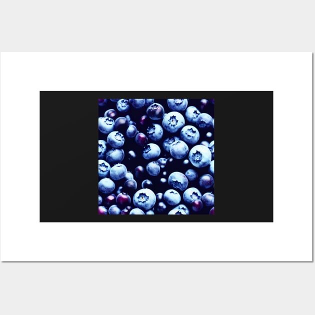 Blueberry pattern #5 Wall Art by Endless-Designs